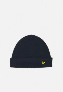 Lyle & Scott Racked Beanie Unisex - Muts - Dark Navy