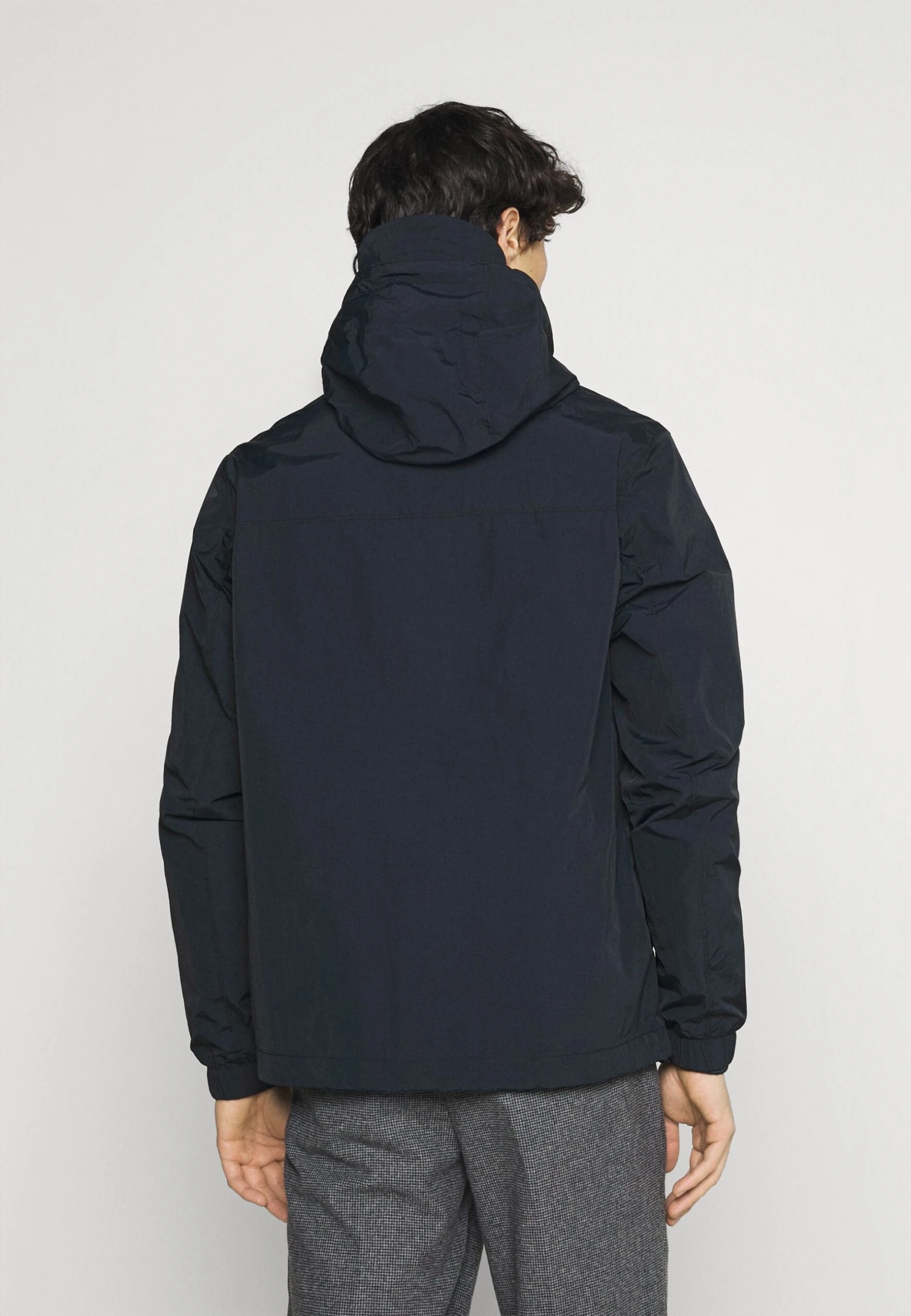 Lyle & Scott Hooded Pocket Jacket - Lichte Jas - Dark Navy 3 Lyle & Scott Hooded Pocket Jacket - Lichte Jas - Dark Navy - Afbeelding 3