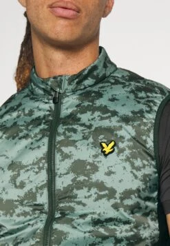 Lyle & Scott Seafoam Gilet - Softshelljas - Cactus Green/ Stonewall Green -Lyle & Scott Verkoop 05a8807601674615ab5086429bb9a459