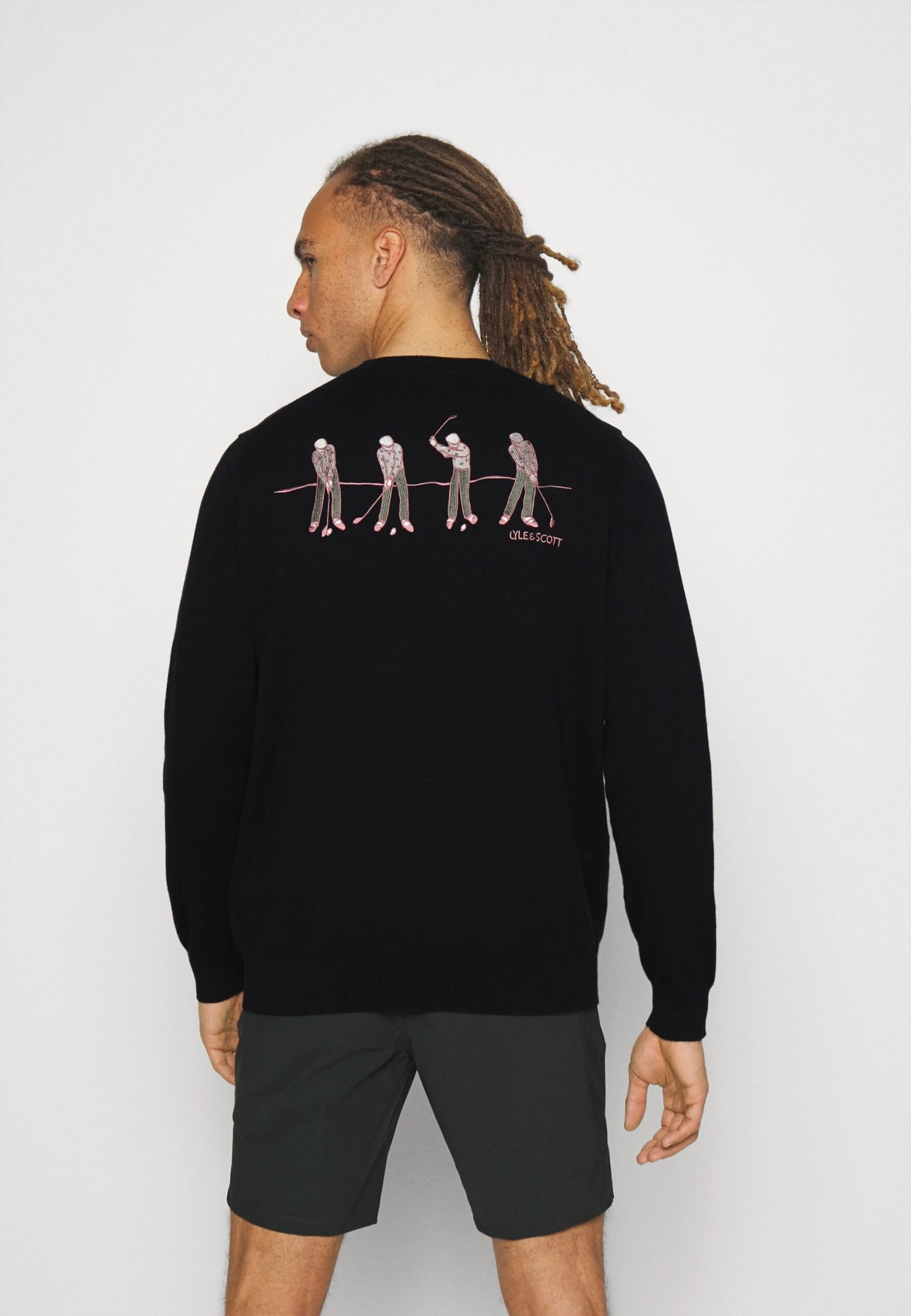 Lyle & Scott Evolution Crew - Trui - Jet Black 3 Lyle & Scott Evolution Crew - Trui - Jet Black - Afbeelding 3