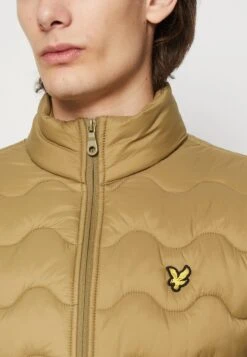 Lyle & Scott Crest Quilted Jacket - Jas - Seaweed -Lyle & Scott Verkoop 06c3400898774813b978295e407895a2