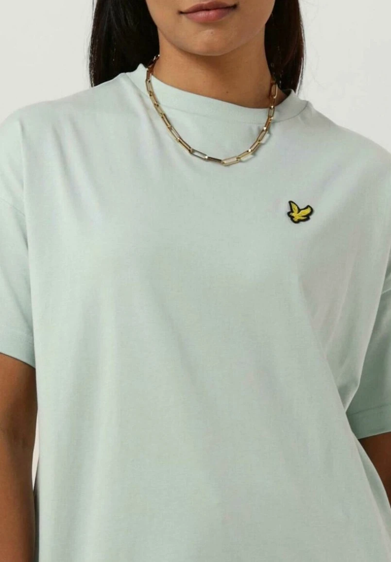 Lyle & Scott Oversized- T-Shirt Basic - Mint 3 Lyle & Scott Oversized- T-Shirt Basic - Mint - Afbeelding 3