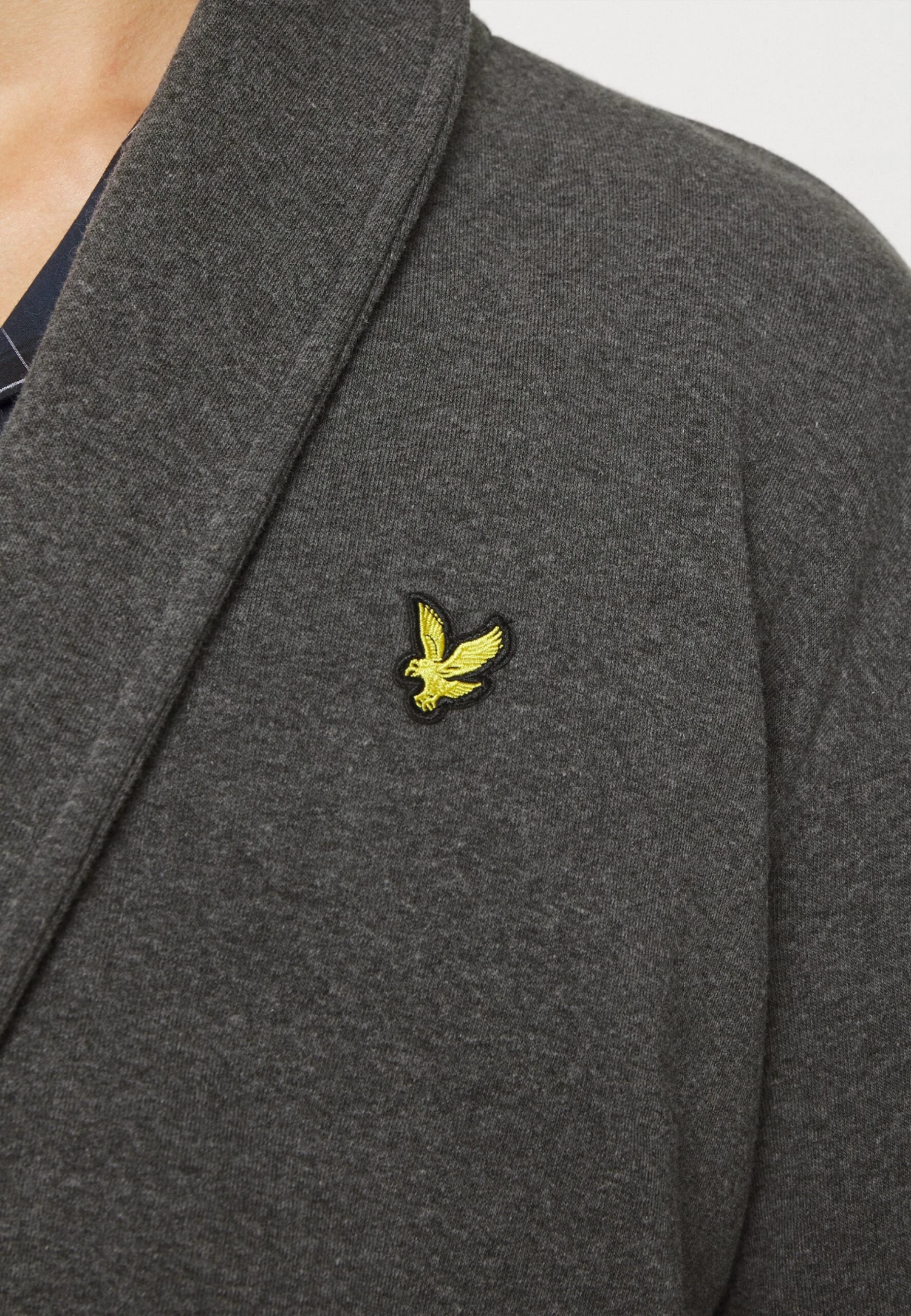 Lyle & Scott Matthew - Badjas - Grey Marl 6 Lyle & Scott Matthew - Badjas - Grey Marl - Afbeelding 6