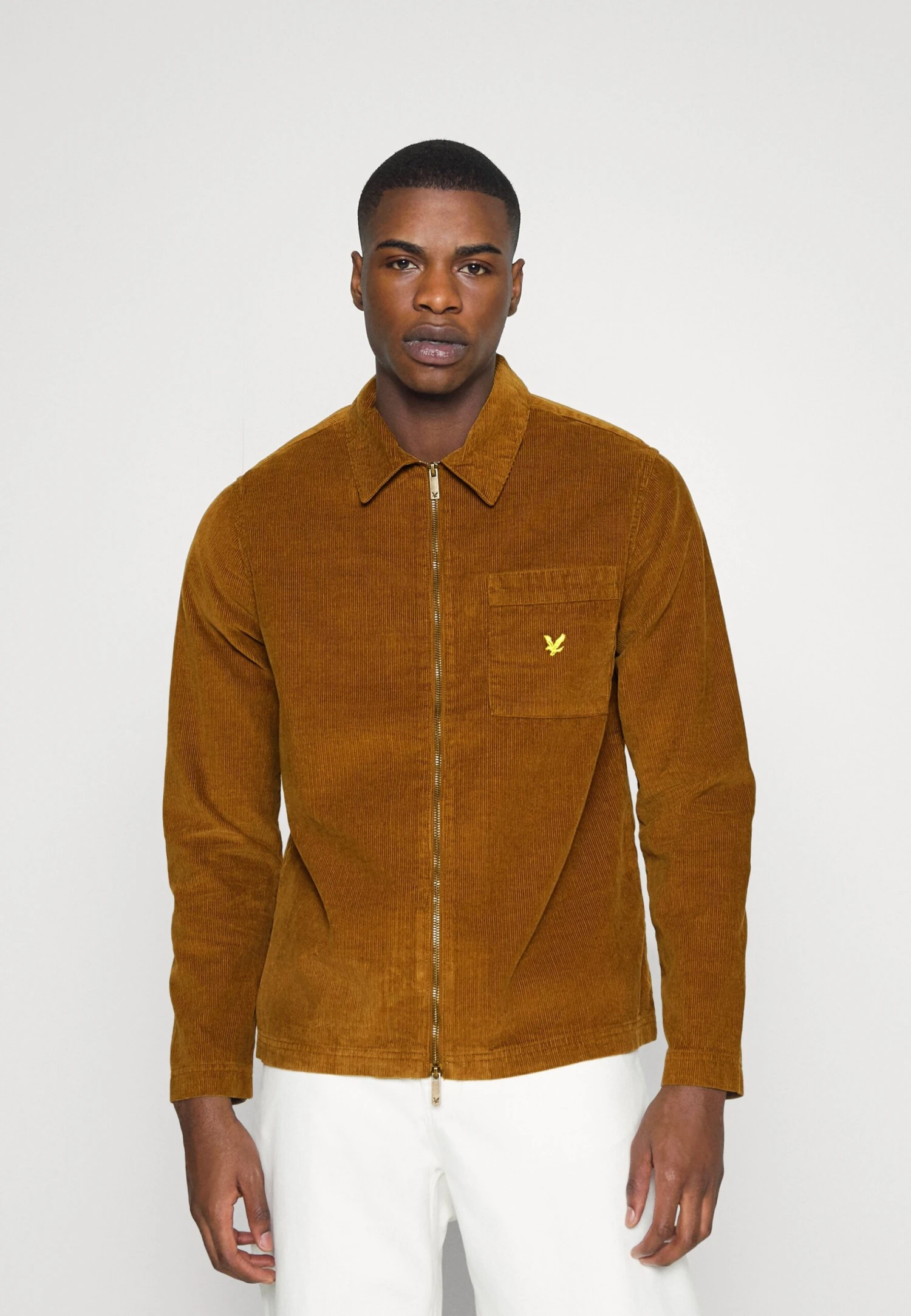 Lyle & Scott Overshirt Unisex - Jas - Harness Brown 1 Lyle & Scott Overshirt Unisex - Jas - Harness Brown