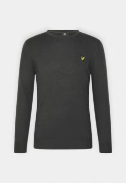 Lyle & Scott Crew Neck Jumper - Trui - Gunmetal -Lyle & Scott Verkoop 12de2872a2004ce3a8bb18f198924a88