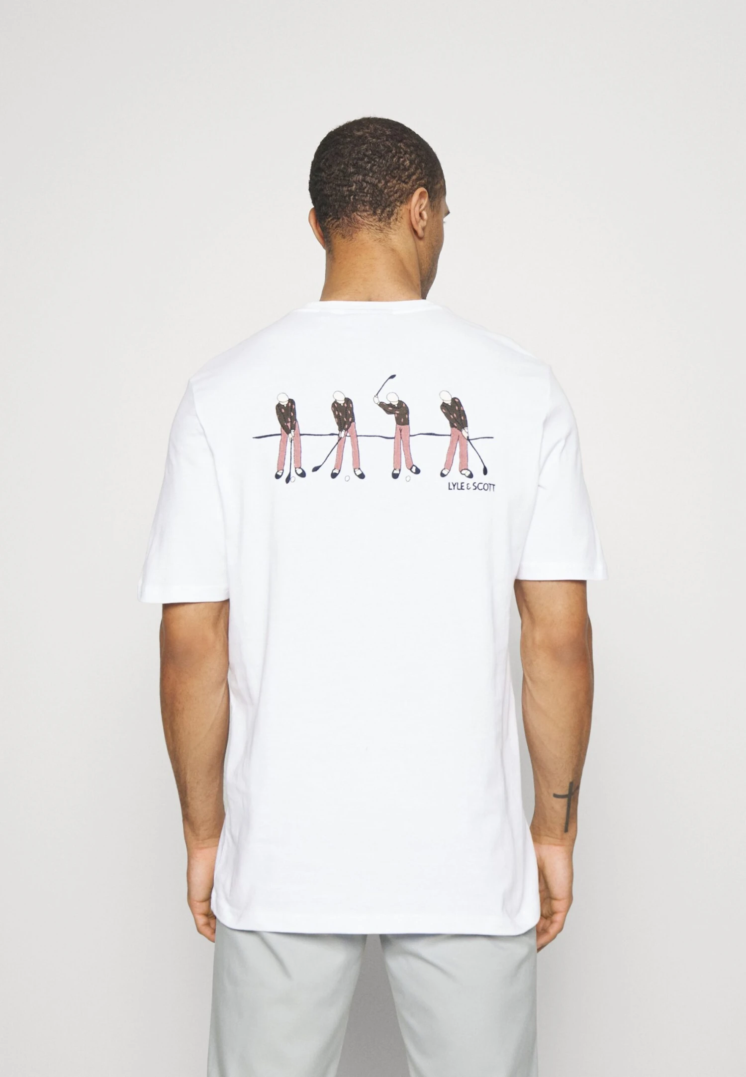 Lyle & Scott Evolution Tee - Sport T-Shirt - White 3 Lyle & Scott Evolution Tee - Sport T-Shirt - White - Afbeelding 3