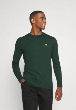 Lyle & Scott Crew Neck Jumper - Trui - Dark Green