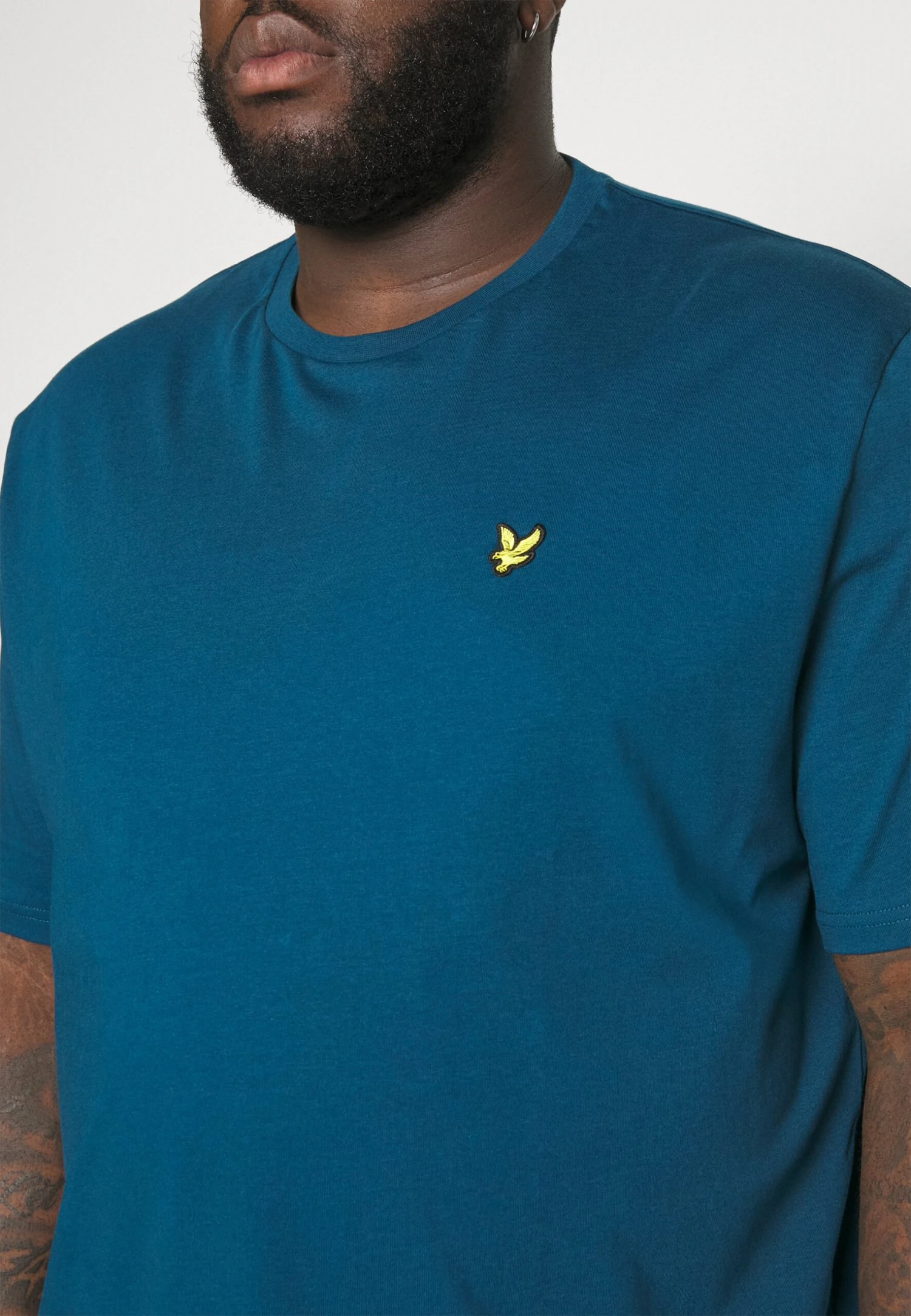 Lyle & Scott Plus Plain- T-Shirt Basic - Dark Blue 5 Lyle & Scott Plus Plain- T-Shirt Basic - Dark Blue - Afbeelding 5