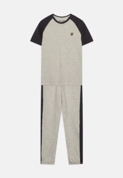 Lyle & Scott Panel Lounge - Pyjama - Light Grey Marl