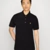Lyle & Scott Crest Tipped - Poloshirt - Jet Black