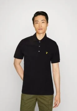 Lyle & Scott Crest Tipped - Poloshirt - Jet Black