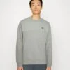 Lyle & Scott Panel- Sweater - Cold Grey
