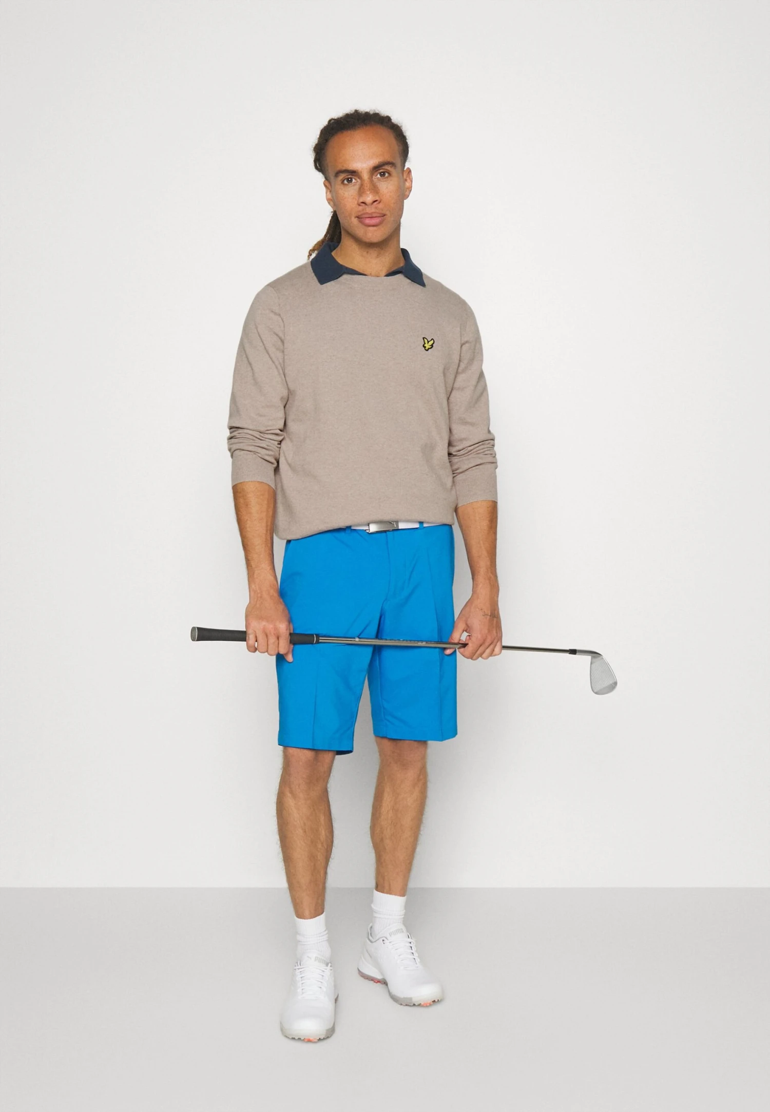 Lyle & Scott Evolution Crew - Trui - Mottled Beige 2 Lyle & Scott Evolution Crew - Trui - Mottled Beige - Afbeelding 2