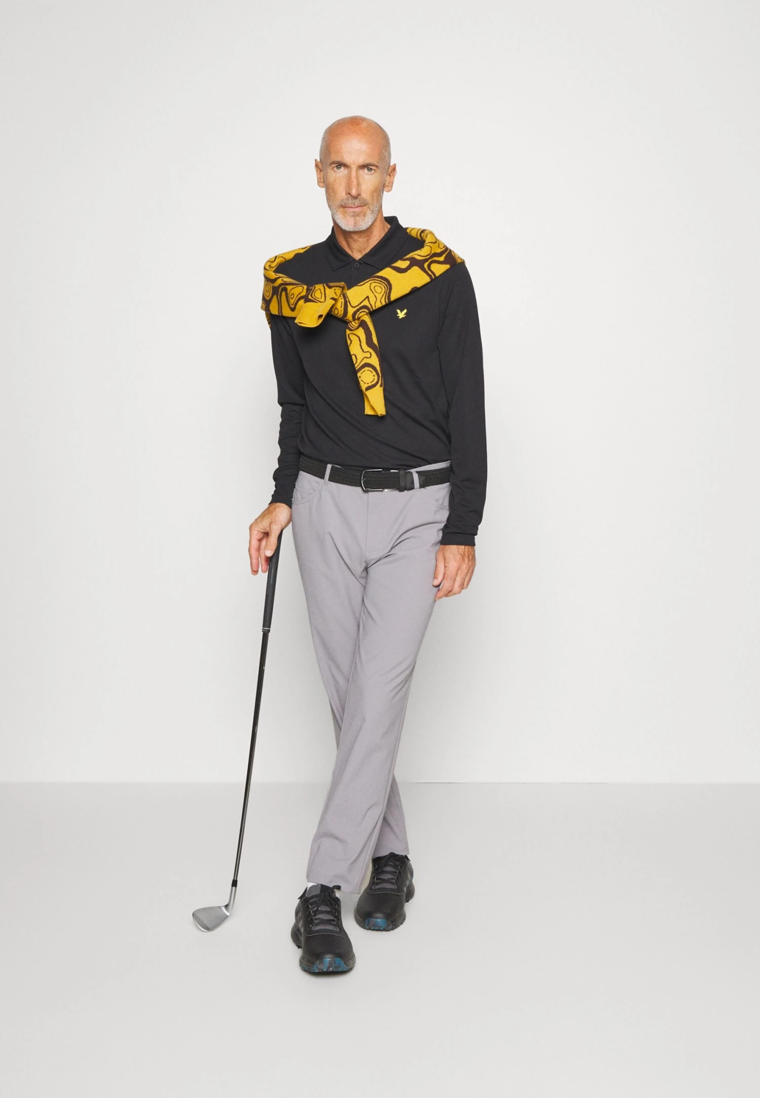 Lyle & Scott Long Sleeve Tech - Sport T-Shirt - Jet Black 2 Lyle & Scott Long Sleeve Tech - Sport T-Shirt - Jet Black - Afbeelding 2