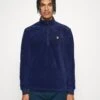 Lyle & Scott Quarter Zip - Fleece Trui - Navy