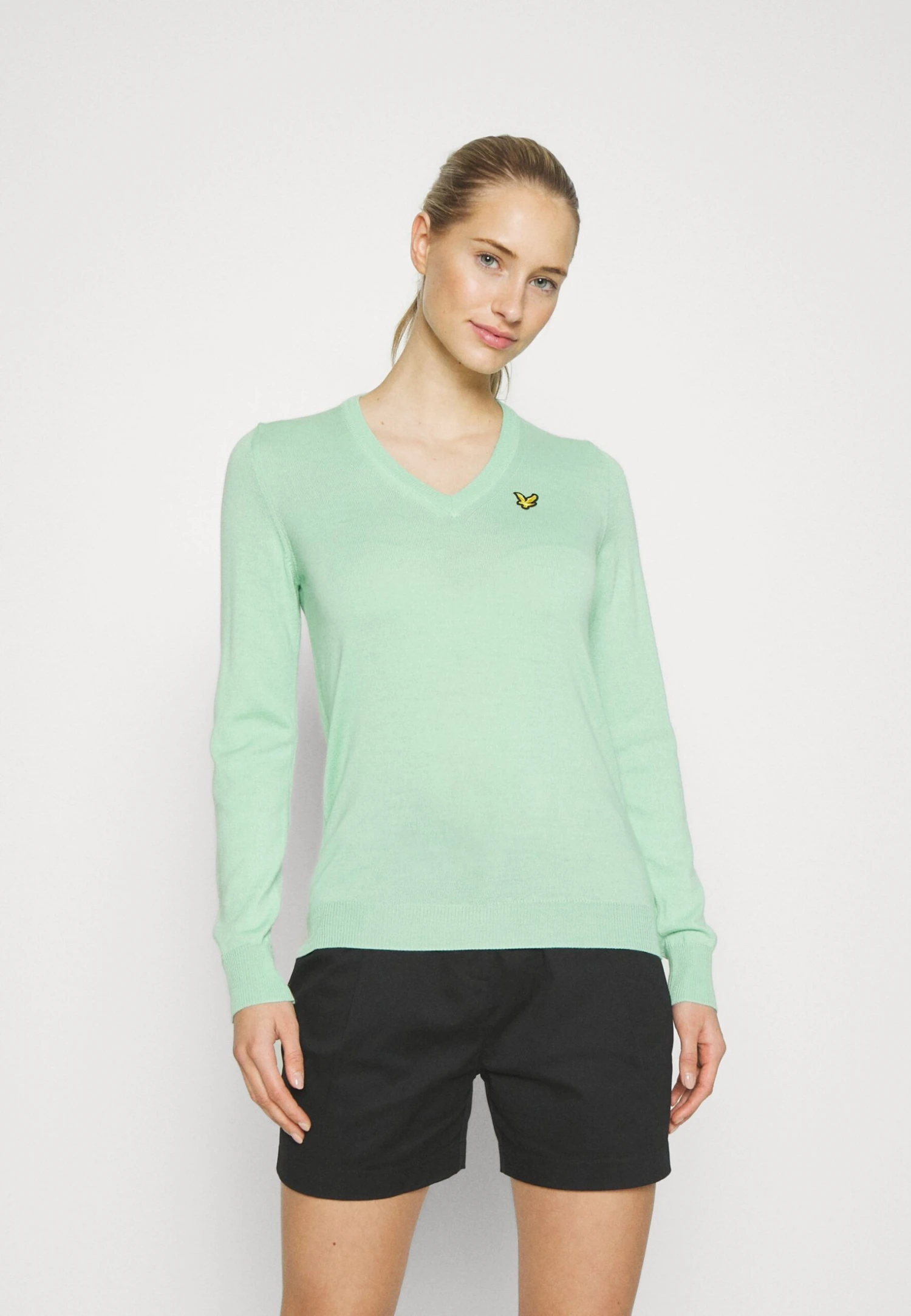 Lyle & Scott Trui - Pale Teal 1 Lyle & Scott Trui - Pale Teal