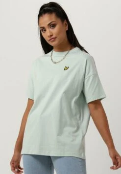 Lyle & Scott Oversized- T-Shirt Basic - Mint