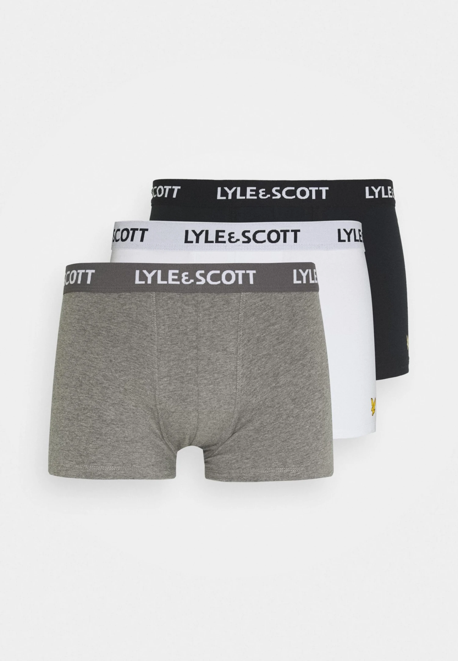 Lyle & Scott Barclay 3 Pack - Onderbroeken - Black/Grey Marl/Bright White 5 Lyle & Scott Barclay 3 Pack - Onderbroeken - Black/Grey Marl/Bright White - Afbeelding 5