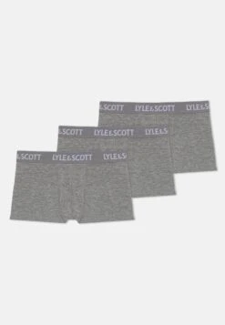 Lyle & Scott Solid 3 Pack - Onderbroeken - Vintage Grey Heather