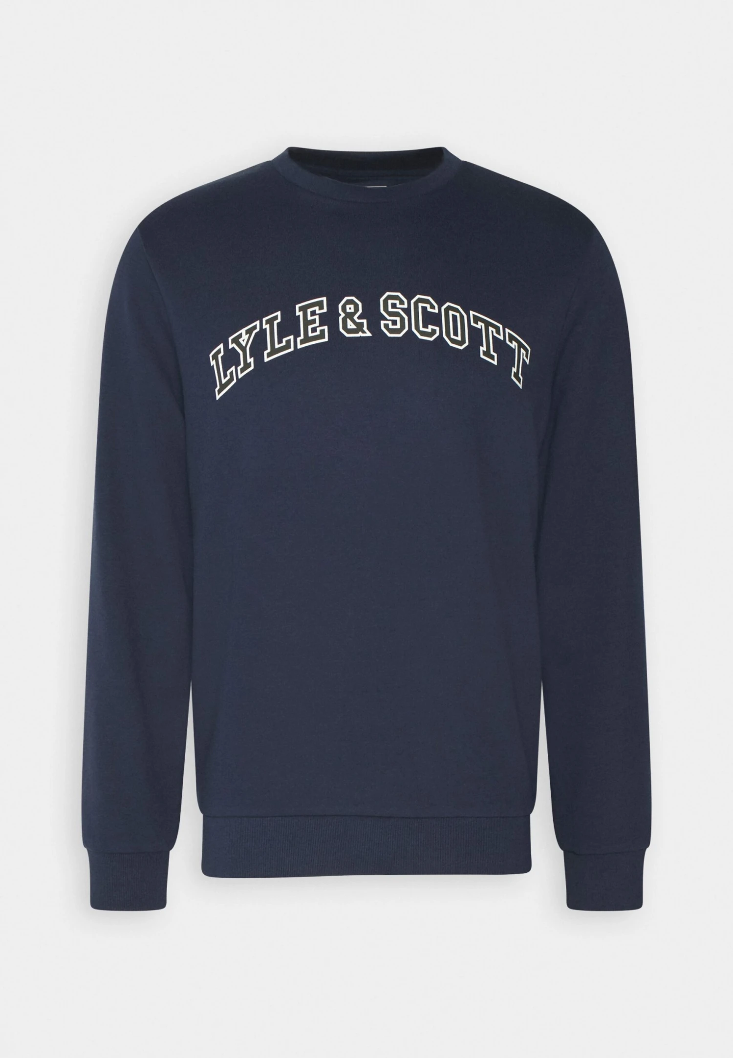 Lyle & Scott Collegiate Crew Neck - Sweater - Navy 4 Lyle & Scott Collegiate Crew Neck - Sweater - Navy - Afbeelding 4