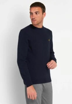 Lyle & Scott Trui - Dark Navy Marl