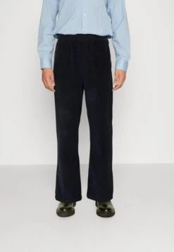 Lyle & Scott Needle Drawstring Trouser - Broek - Dark Navy