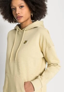 Lyle & Scott Hoodie - Hoodie - Natural Green -Lyle & Scott Verkoop 4526da2c5fa3445f85f6dde83b682e28