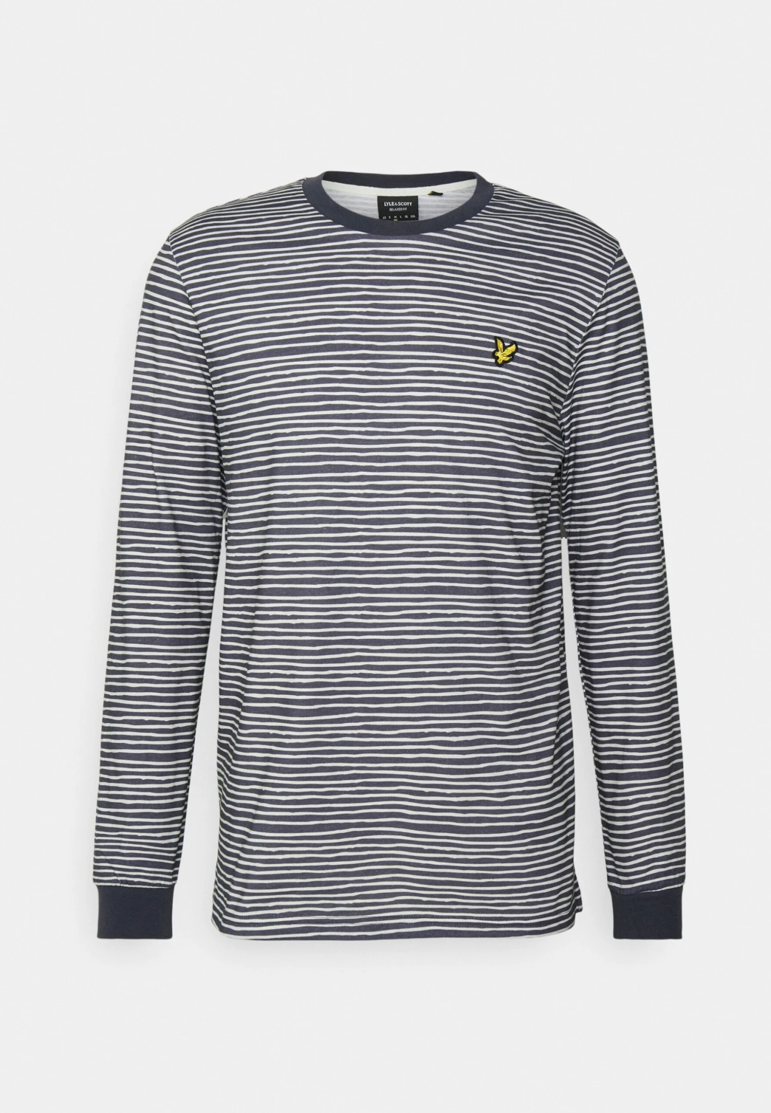 Lyle & Scott Breton Stripe Long Sleeve - Longsleeve - Dark Navy/Cove 5 Lyle & Scott Breton Stripe Long Sleeve - Longsleeve - Dark Navy/Cove - Afbeelding 5