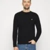 Lyle & Scott Cable Jumper - Trui - Jet Black Marl