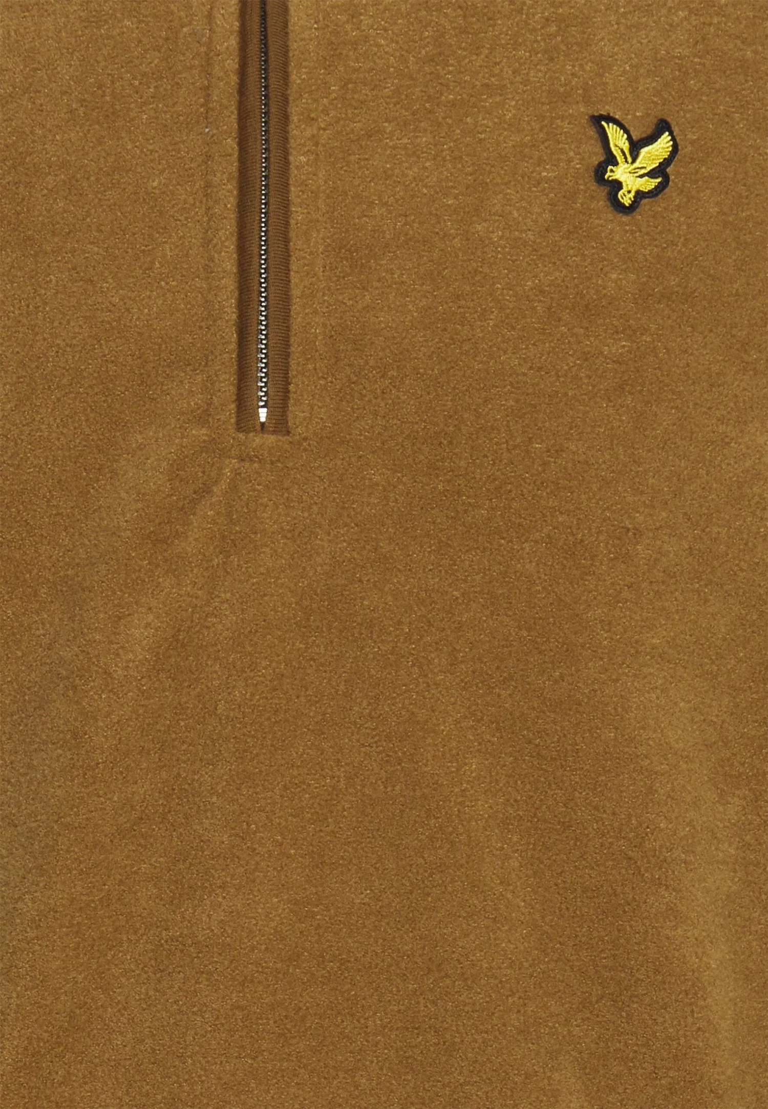 Lyle & Scott Quarter Zip - Fleece Trui - Camel Bronze 5 Lyle & Scott Quarter Zip - Fleece Trui - Camel Bronze - Afbeelding 5