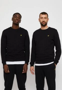 Lyle & Scott Crew Neck - Sweater - Jet Black