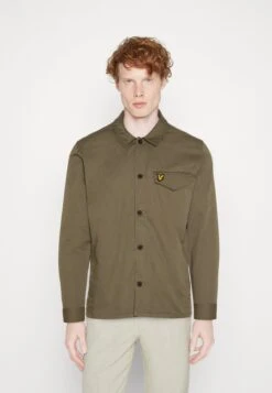 Lyle & Scott Pocketed - Lichte Jas - Journey Olive