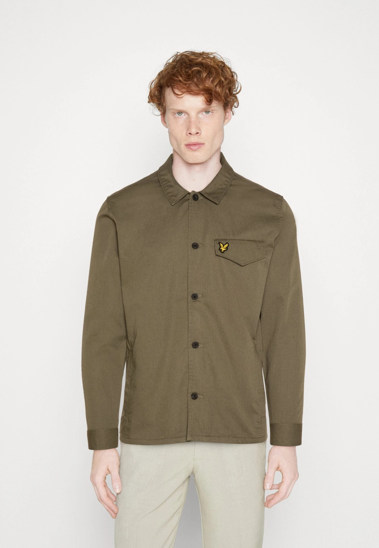Lyle & Scott Pocketed - Lichte Jas - Journey Olive 1 Lyle & Scott Pocketed - Lichte Jas - Journey Olive