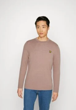 Lyle & Scott Crew Neck Jumper - Trui - Mauve Dusk