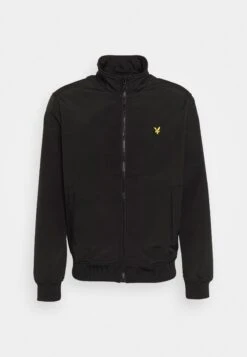 Lyle & Scott Funnel Neck Jacket - Lichte Jas - Jet Black -Lyle & Scott Verkoop 589c0929b13949f4b825889b796a80fc