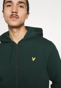 Lyle & Scott Zip Through Hoodie - Sweater Met Rits - Dark Green -Lyle & Scott Verkoop 5bb0b0e11c314db3976cac861777db3f