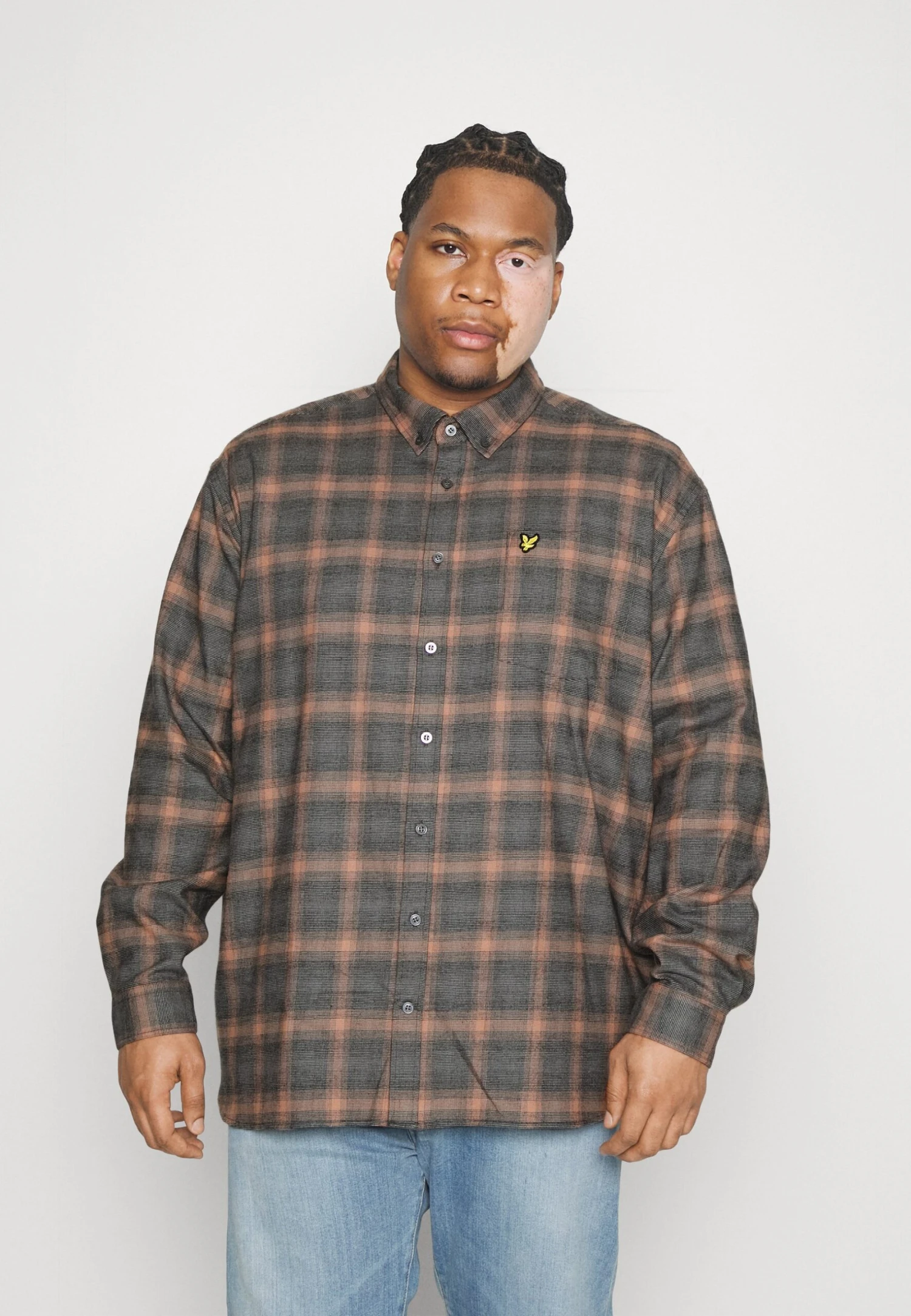 Lyle & Scott Plus Button Down - Overhemd - Jet Black 1 Lyle & Scott Plus Button Down - Overhemd - Jet Black