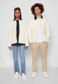 Lyle & Scott Canvas Workwear- Lichte Jas - Vanilla Ice -Lyle & Scott Verkoop 613de361d1d04c48b5e7ed2ffc9e3887