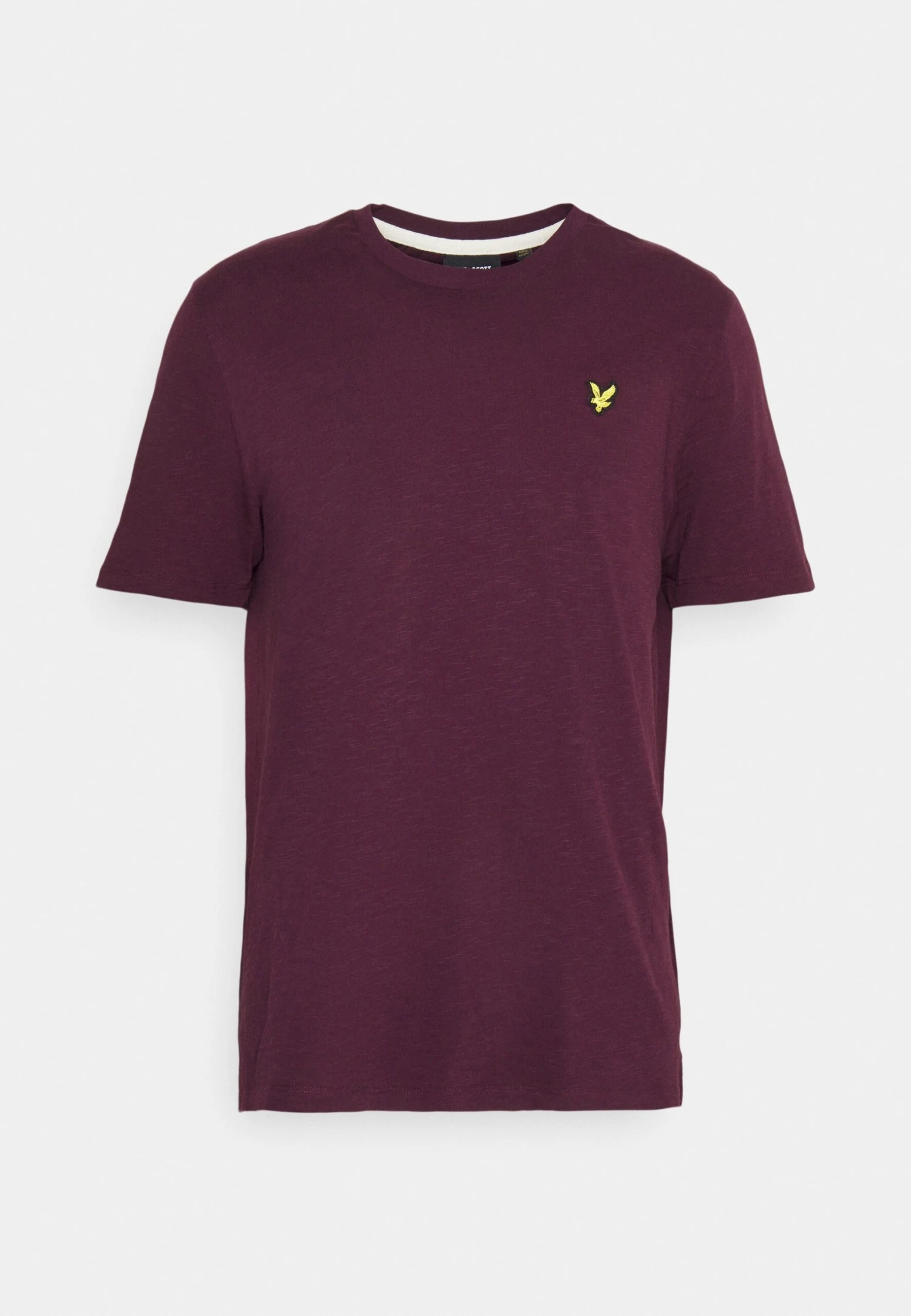 Lyle & Scott Slub - T-Shirt Basic - Burgundy 5 Lyle & Scott Slub - T-Shirt Basic - Burgundy - Afbeelding 5