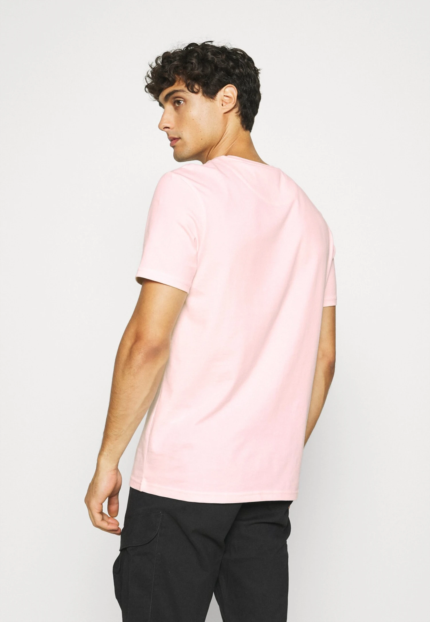 Lyle & Scott Plain - T-Shirt Basic - Light Pink 3 Lyle & Scott Plain - T-Shirt Basic - Light Pink - Afbeelding 3