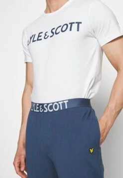Lyle & Scott Eric Set - Pyjama - Bright White/Dark -Lyle & Scott Verkoop 65b94d49a4b14007856304ef2adb82c7