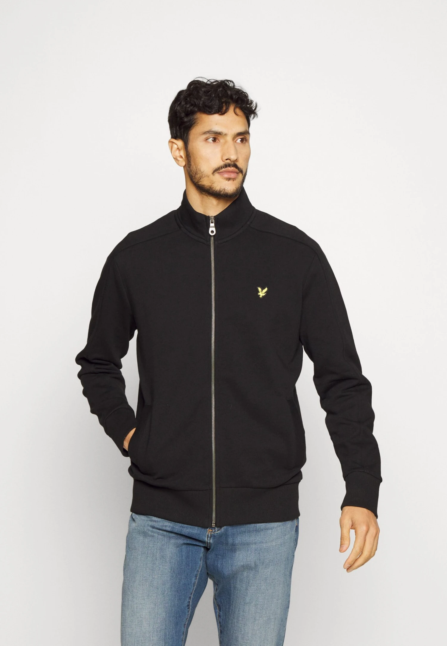 Lyle & Scott Track - Sweater Met Rits - Jet Black 1 Lyle & Scott Track - Sweater Met Rits - Jet Black