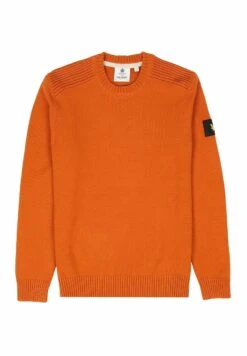 Lyle & Scott Shoulder Detail Crew Neck - Trui - Arancione