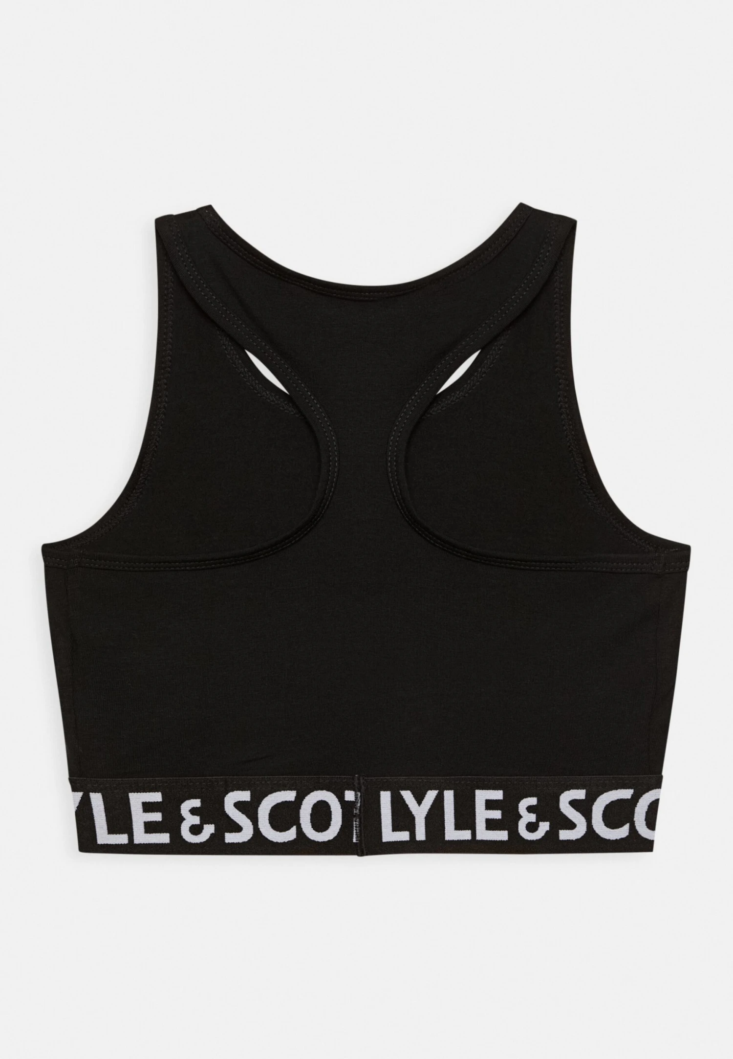 Lyle & Scott Lyle Crop Top - Bustier - Black 2 Lyle & Scott Lyle Crop Top - Bustier - Black - Afbeelding 2