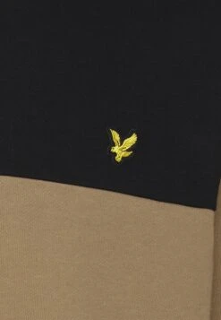 Lyle & Scott Contrast Yoke Crew Neck - Sweater - Camel Bronze -Lyle & Scott Verkoop 71345ef0db864151b0b5ee4ea5918e14