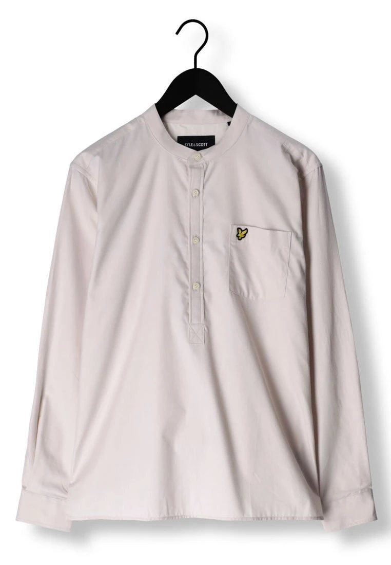 Lyle & Scott Pigment Dye Granddat - Zand- Overhemd - Zand 4 Lyle & Scott Pigment Dye Granddat - Zand- Overhemd - Zand - Afbeelding 4