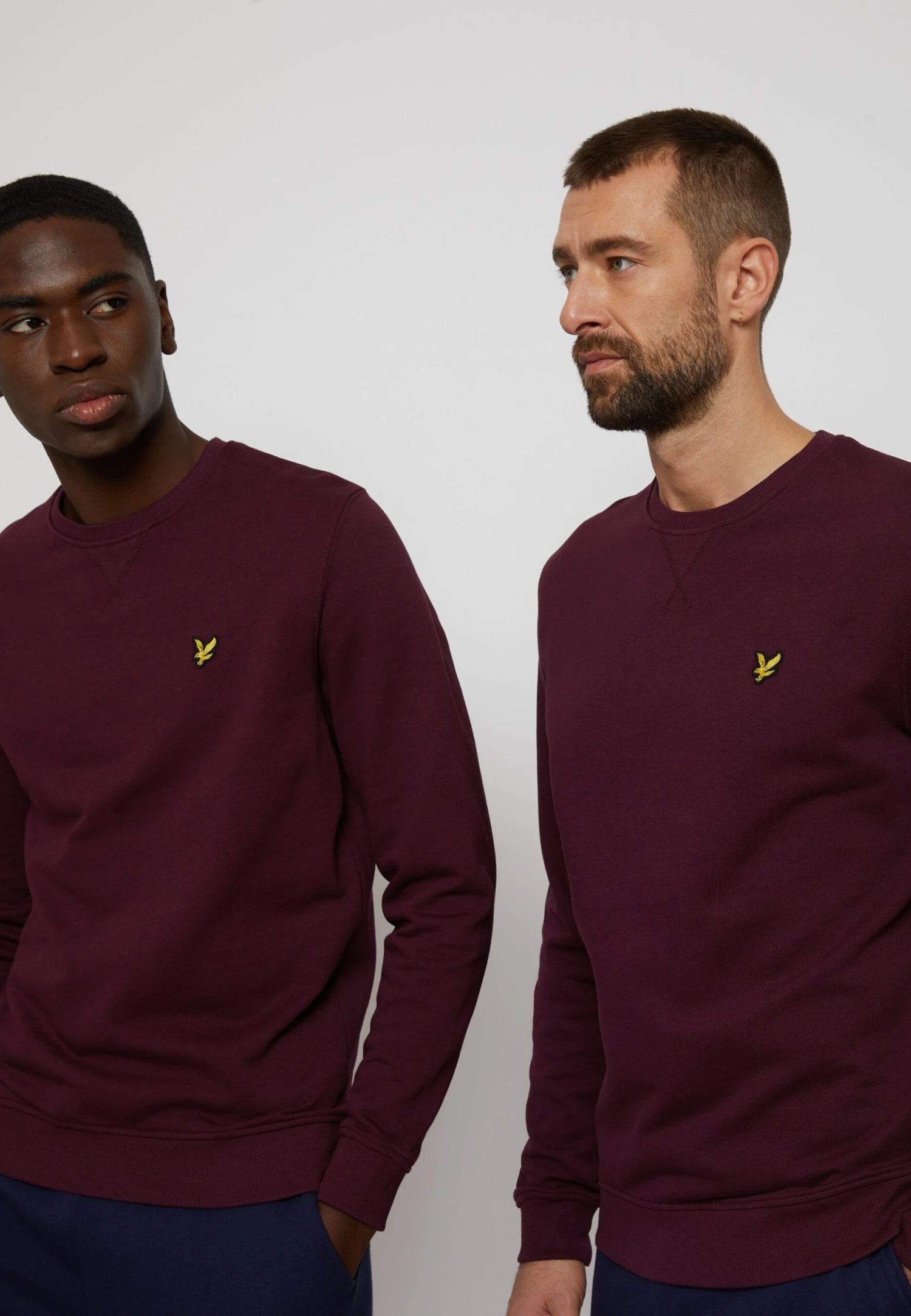 Lyle & Scott Crew Neck - Sweater - Burgundy 5 Lyle & Scott Crew Neck - Sweater - Burgundy - Afbeelding 5