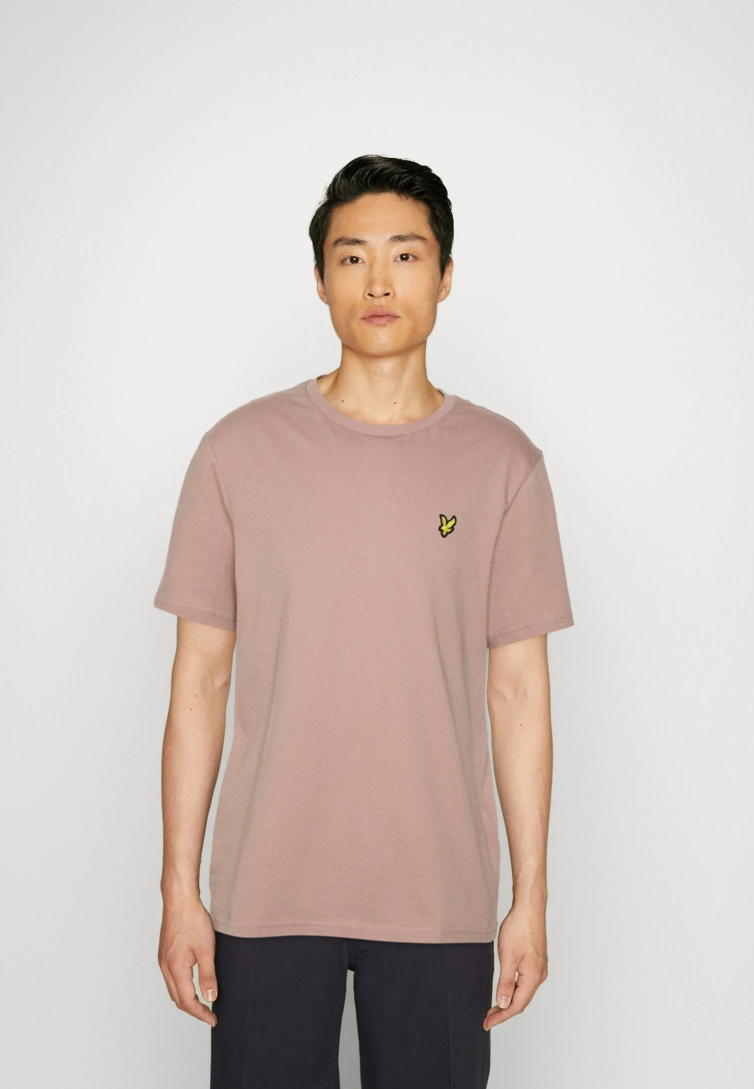 Lyle & Scott Plain - T-Shirt Basic - Mauve Dusk 1 Lyle & Scott Plain - T-Shirt Basic - Mauve Dusk