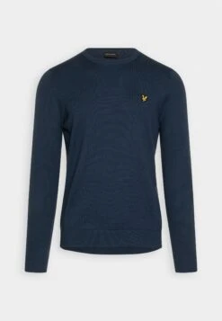 Lyle & Scott Crew Neck Jumper - Trui - Ink Blue -Lyle & Scott Verkoop 7595b7985a6a4d46bd5d2ca74895ed9f
