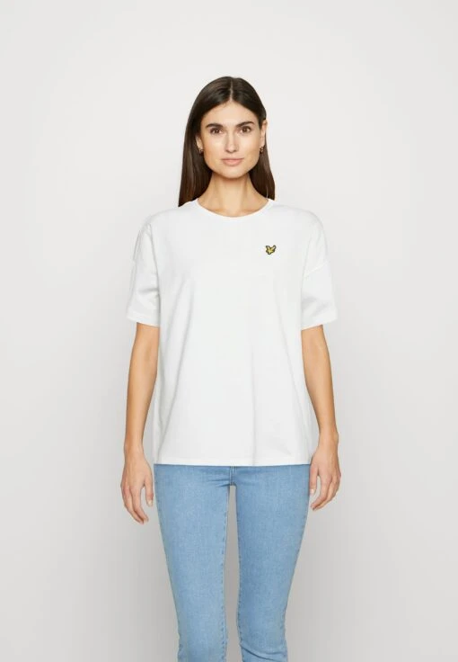 Lyle & Scott Oversized - T-Shirt Basic - White 2 Lyle & Scott Oversized - T-Shirt Basic - White -Lyle & Scott Verkoop 782d2a60f54640b9bd5320f34d377688